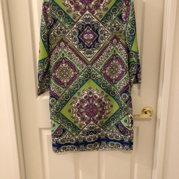 Multi-Colour - Tunic Dress by Laundry-Shelli Segal - Picture 4 of 8